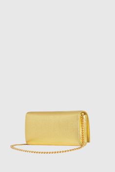 Meet our G Wallet Crossbody. Expertly crafted from genuine leather with antique brass hardware, this petite style is perfect while on-the-go. Complete your look by carrying it crossbody or holding it as a clutch. Style #:SS24TGNWXB 8. 5"W X 4"H X 1. | Rebecca Minkoff G Wallet Crossbody Bag In Gold Petite Style, Leather Outerwear, Antique Brass Hardware, Pocket Cards, Shoe Size Conversion, Petite Fashion, Brass Hardware, You Bag, Rebecca Minkoff