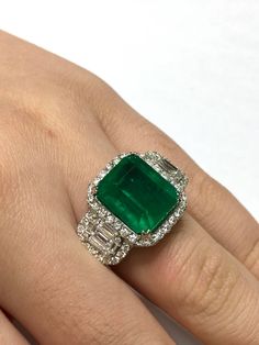 PROFESSIONALLY MADE TO ORDER Takes 5-7 days to handcraft, diamond setting, and 3 more days for UPS EXPRESS (free shipping). So a total of 10 days after clear payment is expected. -All dimensions, carat weights, and QUALITY are the minimum of what you will receive. You will get only bigger, better, or more sparkling items! For rings, they will be made in your size from scratch, PERFECTLY FOR YOU!! And because of this, you will have a choice to choose whether you want your piece in White Gold, Yel Formal Gia Certified Diamond Emerald Ring, Gia Certified Emerald Platinum Ring As Gift, Gia Certified Platinum Emerald Ring For Gift, Gia Certified Platinum Emerald Ring As Gift, Gia Certified Diamond Emerald Ring For Formal Occasions, Gia Certified Emerald Diamond Ring For Formal Occasions, Gia Certified Dazzling Emerald Ring For Anniversary, Dazzling Gia Certified Emerald Ring For Anniversary, Gia Certified Platinum Emerald Ring In White Gold