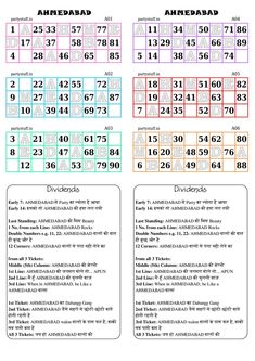 the numbers and times in each language are shown on this page, as well as an image