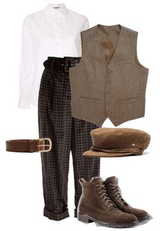 Newsies Outfit, Newsboy Outfit, Michel Brown, Aesthetic Clothes Men, Detective Outfit, Fits Ideas, Classic Outfit, Cottagecore Outfits, Double Collar