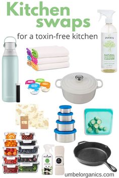 Chemical Free Living, Healthy Swaps, Natural Kitchen