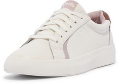 PRICES MAY VARY. SLEEK AND CHIC - Keds Women's Pursuit Lace Up White/Cognac Leather Sneakers for women offers a modern twist on the classic court sneaker with clean lines and a streamlined silhouette, perfect for a minimalist look that pairs well with nearly everything. ALL-DAY COMFORT - Enjoy all-day comfort with the super soft lining, cushiony footbed, and lightweight outsole, making these women’s Keds sneakers ideal for everyday wear and long outings. ELEGANT DETAILS - Featuring curved leather panel on the sides, stylish stitching on the heel, and an elegantly embossed logo, these Keds sneakers for women stand out with their subtle yet sophisticated details. PERFECT FOR EVERY DAY - These womens sneakers pair effortlessly with nearly everything in your wardrobe, from casual jeans to chic Keds White Sneakers Outfits, Keds Boots, Sneakers Keds, Keds Tennis Shoes, White Leather Keds, White Keds, Keds Sneakers, Woman Standing, Embossed Logo