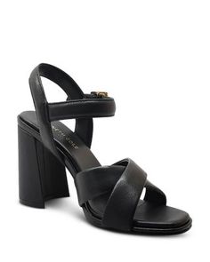 Kenneth Cole Women's Lessia Ankle Strap High Heel Sandals Ankle Strap High Heels, Black Sandals Heels, Heel Sandals, High Heel Sandals, Kenneth Cole, Black Sandals, High Heel, Ankle Strap, Sandals Heels