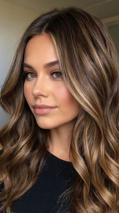 💎 Celebrity-Inspired Light Brown Hair With Dark Roots fall bronde balayage | Must-Try Glamour Brown Hair Cool Balayage, Balayage Brown Hair To Blonde, Dark Roots Light Brown Hair, Brown Hair Blonde Highlights, Babylights Brunette, Light Brown Hair With Highlights