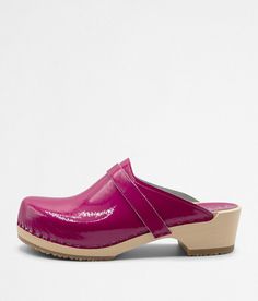 Looking for your VERKA size? Please measure your feet and compare the longest measurement to our style-specific size guide below.Fit: Regular Leather: Patent Base: European Lime Wood Cheap Purple Round Toe Clogs, Trendy Cheap Pink Clogs, Cheap Pink Round Toe Clogs, Cheap Pink Clogs For Summer, Cheap Pink Comfortable Clogs, Cheap Pink Open Toe Clogs, Affordable Pink Clogs For Spring, Clogs For Women, Swedish Clogs