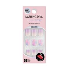 Magic Press on Nails Inner Peace - Short Dashing Diva Magic Press on Nails Inner Peace - Short | Assorted | Sally Beauty Dashing Diva, Short Press On Nails, Nude Nail, Find Inner Peace, Sally Beauty, Finding Inner Peace, Nail Art Kit, Ombre Effect, Soft Purple