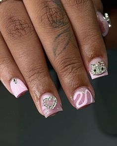 Back To School Nails, School Nails, Cute Acrylic Nail Designs, Acrylic Nails Coffin Pink, Acrylic Nails Coffin