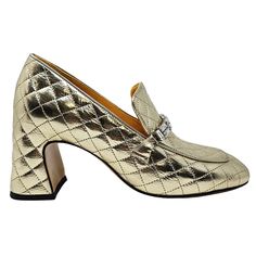 Standout gold leather loafer from Madison Maison with quilted accents. Adds a touch of luxury to any fall outfit.

#designerwomensloafers #womensloafers #leatherloafers #loafersforwomen #quiltedloafers  #goldloafer #goldleatherloafer Gold Loafers, Timeless Shoes, The Madison, Something Went Wrong, Heeled Loafers, Sleek Look, Quilted Leather, Gold Leather, Polished Look