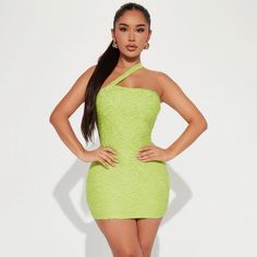 Elisa Textured Mini Dress Size L New Never Worn Tags Attached Fashion Nova Dress, Fashion Nova Dresses, Fashion Nova, Colorful Dresses, Women's Fashion, Mini Dress, Texture, Womens Dresses, Tags