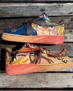 One Piece Ace X Shabo Amine Custom Air Force 1-shecustomize Custom Anime Print Sneakers For Streetwear, Black Custom Sneakers With Anime Print For Streetwear, Custom Sneakers With Anime Print For Streetwear, Sporty Low-top Custom Sneakers With Anime Print, Customized Round Toe Sneakers For Streetwear, Customizable Multicolor Streetwear Sneakers, Customizable Multicolor Sneakers For Streetwear, Customized Sneakers For Streetwear, Jordan 1 Custom