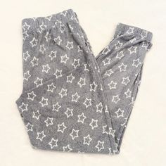 Nwot Gray White Star Lounge Pajama Pants. Super Soft And Cozy, Elastic Waist, Front Pockets. * Size Medium * New Without Tags Casual Star Print Sleepwear For Loungewear, Casual Sleepwear With Star Print For Pajama Party, Casual Sleepwear For Pajama Party With Star Print, Casual Star Print Loungewear Bottoms, Cute Pajama Pants, Cute Pajama, Lounge Pajamas, Cute Pajamas, Pj Pants