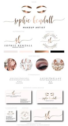 the website design for an eye makeup artist