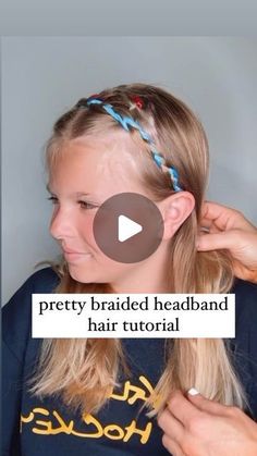 Headbands That WOW: Creative Braided Styles for Every Occasion Half Up Hairstyle, Halo Braid, Ribbon Braids, Braid Inspiration, Loom Bands, Half Up Half Down Hair, Half Up Hair, I Love A