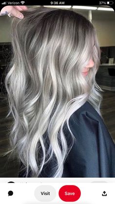 Ice Blonde Hair, Grey Blonde Hair, Ash Blonde Hair Colour, Silver Blonde Hair, Icy Blonde Hair, Grey Hair Inspiration, Cool Blonde Hair, Hair Gray, Silver Hair Color