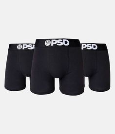 PSD 3 Pack Classic Cotton Stretch Boxer Briefs - Black Large, Men's Black Solid 7 breathable stretch boxer briefs Wide soft elasticized no itch waistband Contoured micro-mesh sealed pouch Flex fit flatlock seams. 95% Cotton 5% Spandex. Machine wash cold. Do not bleach. Tumble dry low. Do not iron.. MEN'S PSD BOXER SHORT SIZE CONVERSION CHART Boxer Size S M L XL XXL Waist Size 28-32 32-34 36-38 40-42 44-48 *Conversion sizes may vary. Measurements based on size medium. Apparel & Accessories Functional Black Multi-pack Boxer Briefs, Functional Black Boxer Briefs Multi-pack, Dream Dresser, Psd Boxers, Gym Essentials, Street Fashion Men Streetwear, Mens Boxers, Conversion Chart, Boxer Shorts