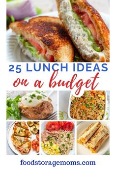 25 lunch ideas on a budget that are easy to make and great for the whole family