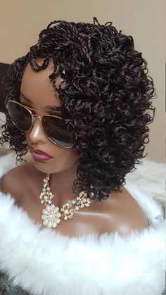 Curly Braid Styles, Curly Wig Bob, Curly Braid, Braided Twist, Wig Bob, Curly Braids, Wig Curly, Bob Braids, Mini Twists