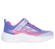 Microspec Advance Dynamic Multicolor Running Shoes With Laces, Purple Mesh Sneakers For Light Sports, Purple Mesh Sneakers For Jogging, Dynamic Multicolor Sneakers For Light Sports, Multicolor Synthetic Sneakers With Elastic Laces, Pink Athleisure Running Shoes With Elastic Laces, Pink Mesh Sneakers For Training, Multicolor Mesh Sneakers With Laces, Multicolor Lace-up Sneakers For Training