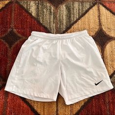 -White Nike Soccer Shorts -Built In Underwear -Like Brand New Cheap Casual Under Armour Shorts, Nike Soccer Shorts, Soccer Clothing, Soccer Clothes, White Nike Shorts, Soccer Accessories, Soccer Season, Soccer Outfits, Athletic Clothes