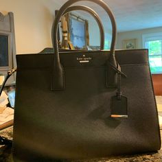 Brand New Kate Spade Purse, Fits A Small Laptop, Perfect For A Work Bag Or Going Out! Accepting Offers! Classic Black Kate Spade Satchel, Kate Spade Black Tote Satchel, Black Kate Spade Tote Satchel, Luxury Black Kate Spade Shoulder Bag, Kate Spade Black Top Handle Satchel, Elegant Black Kate Spade Bag, Kate Spade Black Satchel For Evening, Kate Spade Black Designer Shoulder Bag, Kate Spade Black Satchel For Formal Occasions