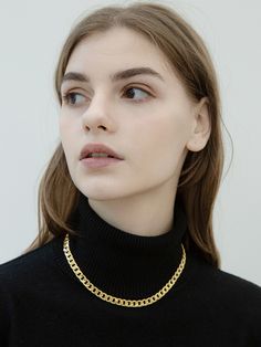 Editor's NotesJean Paul Clarisse's jewelry is practical and perfect for our daily lifestyle.- Light-weighted- Eye-catching flat chain detail- Perfect for layering- Feminine and minimal styleMeasurements(in.)- Size: 16.34in. (+1.97in. chain)Composition & Care- Brass, Steel- Avoid direct heat and moisture- Professional cleaning is recommendedDesigner- by Jean Paul Clarisse Minimalist Curb Chain Necklace For Layering, Modern Double Chain Necklace For Everyday, Classic Everyday Double Chain Necklace, Minimalist Everyday Curb Chain Necklace, Classic Chunky Chain Necklace, Minimalist Chunky Chain Necklace For Layering, Modern Everyday Figaro Chain Necklace, Trendy Everyday Figaro Chain Necklace, Modern Curb Chain Necklace