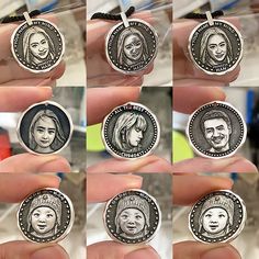 Our gorgeous personalized photo coin or pendant is the perfect way to make sure that your special people/pet are always with you every day. Engrave beautiful pictures and memorable quotes on this 925 sterling silver, it's durable and scratch resistant. Available as a coin or pendant, you will treasure it for a lifetime. Material: 925 Sterling Silver S I Z E S Mini, Small, or Large. P R O D U C T I O N T I M E 20-30 business days custom-made to-order turnaround time. Customized Round Jewelry For Best Friend, Customized Jewelry Gift For Best Friend, Customized Pendant Jewelry For Best Friend Gift, Customizable Pendant Jewelry For Best Friend Gift, Customizable Unique Silver Jewelry, Customized Silver Round Pendant Necklace, Customized Silver Necklace With Round Pendant, Unique Customizable Silver Jewelry, Nickel-free Round Pendant Jewelry For Best Friend Gift