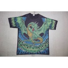 Vintage Sunrise Sportswear Dragon Green Aop Shirt Size Xl Measurements 23.5x31.5 Ig: Vintagejgb Dragon Green, All Over Print, Halloween Shopping, Vintage 90s, Gender Neutral, Pet Supplies, Adult Outfits, Man Shop, Mens Shirts