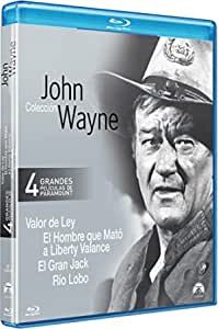 john wayne collection 4 blu - ray disc 1, 2 dvds in spanish and english