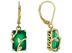 Shop JTV's stunning Green Onyx 18k Yellow Gold Over Sterling Silver Earrings. Take a look at JTV's affordable prices on the latest jewelry styles! Zelda Au, Yellow Pearl, Jewelry Styles, Mixed Metal Jewelry, Onyx Earrings, Latest Jewellery, Cross Jewelry, Green Onyx, Earrings Collection