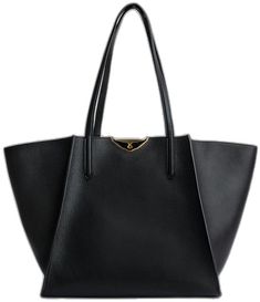 a black handbag on a white background