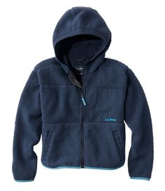 As cozy as it is durable, this ultrasoft everyday fleece is designed to keep kids comfortable from playground to campground and beyond. Relaxed Fit. High-quality fleece resists abrasion for long-lasting wear. 100% super-soft and cozy recycled polyester. Zippered chest pocket and two hand-warmer pockets. 3M™ Scotchlite™ Reflective Material back triangle for increased visibility. Hand-me-down label inside to track each adventurer year after year. Imported. | Kids' Alpine Fleece Jacket Cozy Hooded Jacket With Fleece Lining For Outdoor, Casual Outerwear With Fleece Lining For Camping, Fall Fleece Jacket For Outdoor, Windproof Fleece Jacket For Outdoor, Outdoor Fleece Outerwear With Drawstring Hood, Cozy Sports Outerwear With Fleece Lining, Casual Fleece Jacket For Outdoor Activities, Hooded Outerwear With Fleece Lining For Camping, Cozy Outerwear With Drawstring Hood For Outdoor