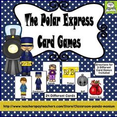 the polar express card game for children