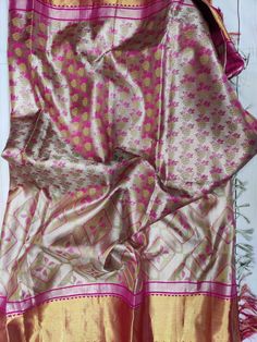 ❥ Saree & Stitched Blouse. ❥ Size 36-40 ❥ Dry Wash Only ; ❀❀ Return / Exchange Policy : ※ No Return/ No Exchange / No Cancellation! ※We need proof of video while package is opening for considering any case of missing or damaged products ; ※ We can not accept any returns , if video at the time of package opening is not provided by the client . ღ ღ Please be courteous and don't ask for negotiation on prices ! We define prices based on material & efforts involved to deliver this high quality produc Diwali Tissue Silk Anarkali Traditional Wear, Diwali Anarkali Tissue Silk Traditional Wear, Diwali Anarkali Traditional Wear In Tissue Silk, Festive Banarasi Silk Pre-draped Saree With Self Design, Semi-stitched Paithani Silk Saree For Wedding, Festive Katan Silk Pre-draped Saree With Dupatta, Eid Paithani Silk Pre-draped Saree With Self Design, Katan Silk Pre-draped Saree For Wedding And Diwali, Eid Art Silk Pre-draped Saree With Pallu