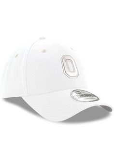 This Ohio State Buckeyes White Adjustable Hat features a front embroidered throwback team logo and team wordmark on the rear with adjustable closure. New Era Stretch Snap 9FORTY, Front embroidered team logo, Inner flexible sweatband for improved fit, 6-panel construction with embroidered eyelets, Adjustable Closure, Polyester material, Polyester, Wipe clean with cloth or cleaning kit, 4 White Collegiate Fitted Hat For Fan Gear, White Trucker Hat With Embroidered Logo For Game Day, White Collegiate Fitted Hat For Game Day, Sporty White Snapback Hat For College, Collegiate White Baseball Cap With Embroidered Logo, White Collegiate Baseball Cap With Embroidered Logo, Collegiate White Hat With Curved Visor, White Collegiate Hats For Sports Events, White Collegiate Hat With Curved Visor