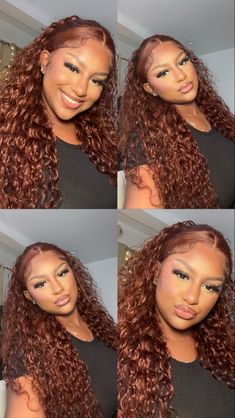 Red Head On Black Women, Ginger Hair Mixed Women, Fall Curly Hair Color Black Women, Dark Ginger Curly Hair Black Women, Colors To Dye Curly Hair Natural Curls, Ginger On Curly Hair, Hair Color Ideas Mixed Women, Ginger Hair On Tan Skin Curly Hair