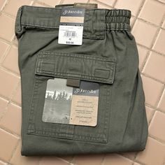 Men’s St. John’s Bay Hiking Shorts. Greenstone, 100% Cotton Twill Big And Tall Cotton Bottoms With Side Pockets, Casual Big And Tall Bottoms With Side Pockets, Casual Bottoms With Side Pockets For Big And Tall, British Khaki, Bluish Gray, Hiking Shorts, Cargo Shorts Men, Black Cargo, Fish Print