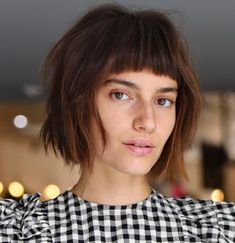 50 Short Hair with Bangs Hairstyles to Try in 2023 Shaggy Bob With Bangs, Short Hair With Bangs Hairstyles, Side Bob, Hair With Bangs Hairstyles, Bob Bangs, Short Bobs With Bangs, Short Choppy Haircuts