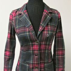 Up For Sale Is A Women's (Nwt) Aeropostale Plaid Blazer. The Size Is Medium. It Has A Multicolor Plaid Pattern In Black, Red, White, Yellow And Blue. It Is Made Of 70 % Cotton 30 % Poly. Please See Pictures For A More Accurate Depiction Of Colors & Style. Please Check The Measurements Before Ordering Measurements Are: Bust (Armpit - Armpit) 19.00" Sleeve Length (Top Of Shoulder Seam-Bottom Of Cuff) 26.00". Back Length (Bottom Of Neck Seam - Bottom Of Hem) 24.00". Fitted Plaid Casual Outerwear, Fitted Casual Plaid Outerwear, Casual Fitted Plaid Outerwear, Womens Plaid Blazer, Plaid Blazer, Yellow And Blue, Womens Plaid, Plaid Pattern, Aeropostale