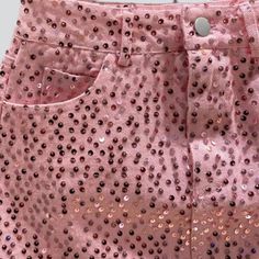 Bring on the nostalgia with our striking Y2K-style Rihnsotne Embellished Pink Denim Skirt ââ‚?now available from the 2023 Summer Collection! This mid-waisted mini skirt is a timelessly chic piece that's sure to take your wardrobe to the next level.Distinctive Features: Y2K-Inspired Style: An unmistakable throwback to a modern-defining era. this skirt oozes effortlessly cool vibes. Rihnsotne Embellishments: Our signature rhinestones add a unique flair. elevating this piece to one-of-a-kind status Trendy Pink Skirt With Pockets, Pink Mini-length Bottoms With Pockets, Pink Mini Length Bottoms With Pockets, Pink Mini Denim Skirt With Pockets, Pink Denim Mini Skirt With Pockets, Trendy Sequined Skirt, Trendy Sequined Mini Skirt For Spring, Pink Fitted Trendy Denim Skirt, Trendy Fitted Pink Denim Skirt