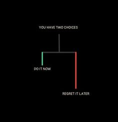 two choices are shown in the same color and black background, one is red, the other is green