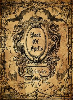 Medieval Spell Book, Grimoire Title Page Ideas, Fantasy Book Pages, Shadow Book Cover, Book Of Shadows Title Page, Grimoire Title Page, Grimoire Pages Aesthetic, Grimoire Book Fantasy Art, Spellbook Fantasy Art