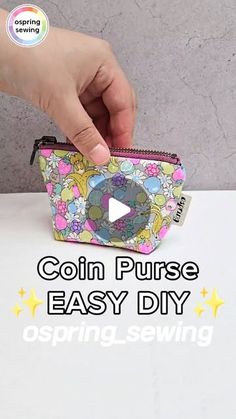 coin purse easy diy with video