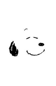 a black and white drawing of a dog's face