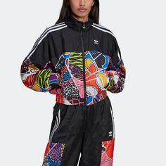 Discover great products at the best prices at Dealmoon. Women's adidas Rich Mnisi Track Jacket. Price:$36.00 Sweat Adidas, Adidas Sweatshirt Women, Adidas Track Jacket, Pop Art Design, Adidas Trefoil, Easy Style, Adidas Sweatshirt, Adidas Outfit