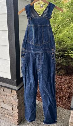 Please scroll all photos for measurements Workwear Jeans, Jeans Denim, Denim Jeans, Work Wear, Gender Neutral, Overalls, Adult Outfits, Etsy Uk, Blue