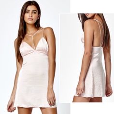 Brand New With Tags. Paid Full Price At Pacsun, Just Never Got Around To Wearing It. Pale/ Baby Pink Color Is Like A Neutral! Super Cute With A Strappy Design. Zips Up The Side. See Photos For Details And Measurements. Pet Free, Smoke Free Home. Feminine Backless Slip Dress For Summer, Feminine Backless Summer Slip Dress, Chic Mini Slip Dress For Sleep, Summer Pink Backless Slip Dress, Chic Mini Length Slip Dress For Sleep, Pink Backless Slip Dress For Summer, Feminine Mini-length Slip Dress For Summer, Fitted Slip Dress For Summer Sleep, Summer Slip Mini Dress For Night Out