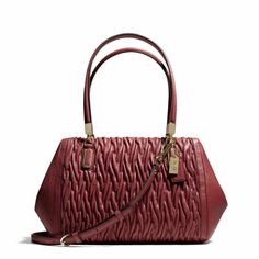 Cheap Coach Bags, Womens Designer Bags, Stylish Purse, The Madison, Wholesale Bags, East West, Brick Red, Leather Bags, Designer Bags