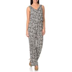 London Times Womens Printed Cowl Neck Jumpsuit XSmall -- Want additional info? Click on the image(It is Amazon affiliate link). #JumpsuitsForWomen Cream Clothing, Cowl Neck Jumpsuit, Subtle Fashion, Work Jumpsuit, Trendy Jumpsuit, Stylish Jumpsuit, Jumpsuit For Women, Black And White Print