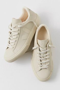 Veja Winter Campo Sneakers | Free People Grey Sneakers Outfit, Leather Sneakers Outfit, Classy Sneakers, Veja Shoes, Shoes Boots Heels, Veja Sneakers, Casual Sneakers Women, Boots Sneakers, Winter Sneakers