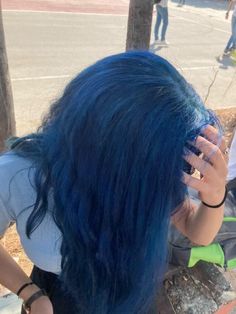 Dyed Hairstyles, Stolen Heir, Dark Blue Hair, Creative Hair Color, Favorite Hairstyles